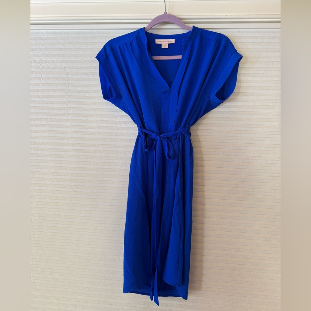 Monteau Royal Blue Midi Dress